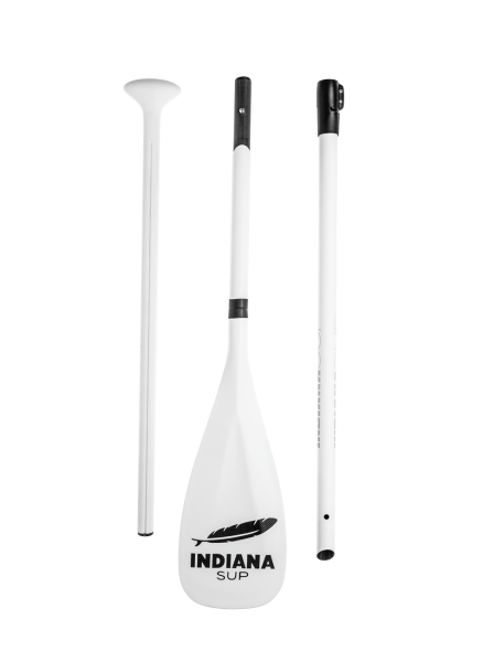 INDIANA Carbon Telescope Paddle weiss 160-200cm 3-teilig