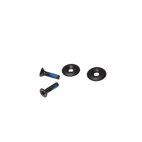 Mystic Ace Bar 3 screw and washer set Black O/S