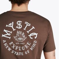 MYSTIC One Eye Tee dark brown/736 XXL Ausstellungsstück