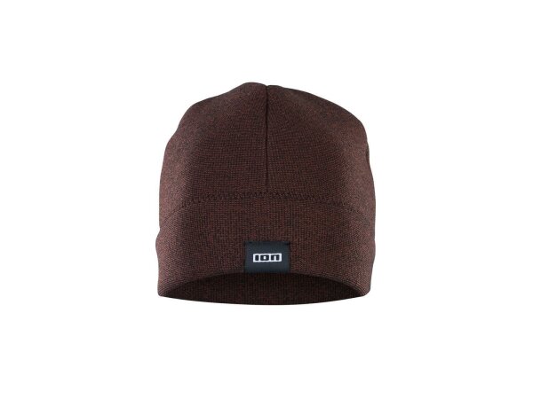 ION Wooly Beanie SS24 900/430 black/orange 48/S