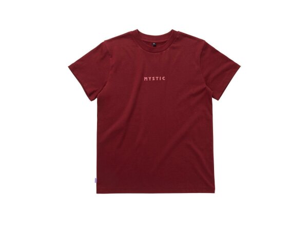 MYSTIC Brand Tee Women Merlot XS