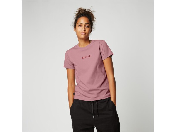 MYSTIC Brand Tee Women Dusty Pink XS