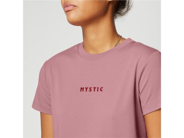 MYSTIC Brand Tee Women Dusty Pink XS