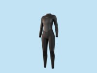 MYSTIC Brand Fullsuit 3/2mm Bzip Flatlock Women