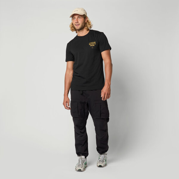 MYSTIC Rooted Tee Black L AUSSTELLER