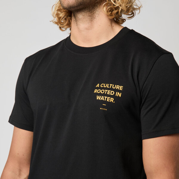 MYSTIC Rooted Tee Black L AUSSTELLER