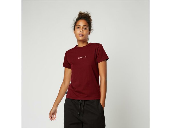 MYSTIC Brand Tee Women Merlot M AUSSSTELLER