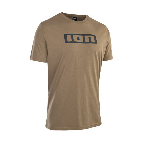 ION Tee Logo SS men SS24 896 mud brown 48/S AUSSSTELLER