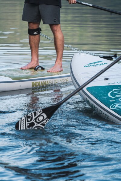Indiana Coil Leash SUP blue