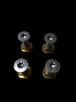Indiana Foil 4 pcs Baseplate Screws 25 mm + Nuts