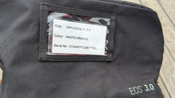 VAYU EOS orange/white 3.0*Testwing*