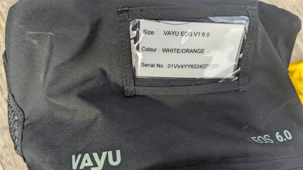 VAYU EOS orange/white 6.0*Testwing*