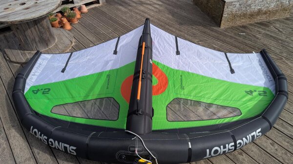 SLINGSHOT SlingWing V5 Green 4.5m*Testwing*