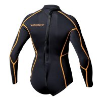 Ride Engine Womens Sensor 2mm Back Zip Long Sleeve Bikini...